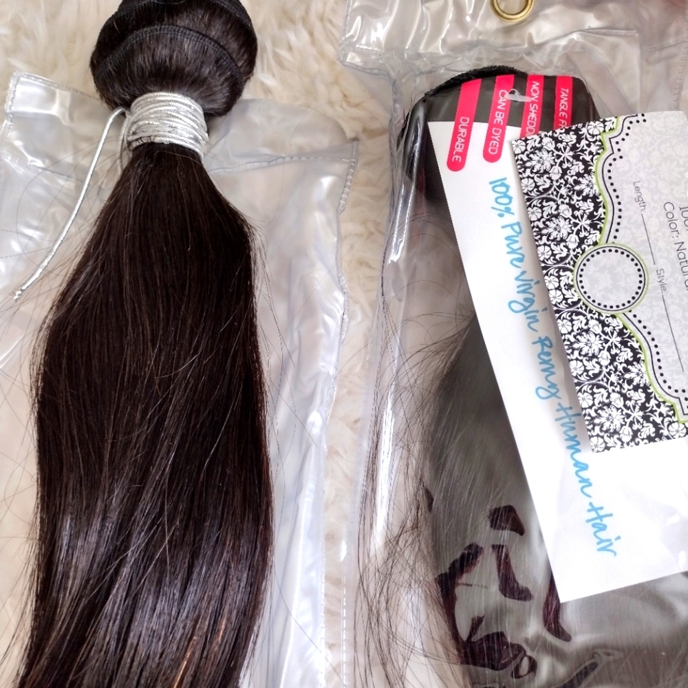100% Pure Virgin Remy Human Hair